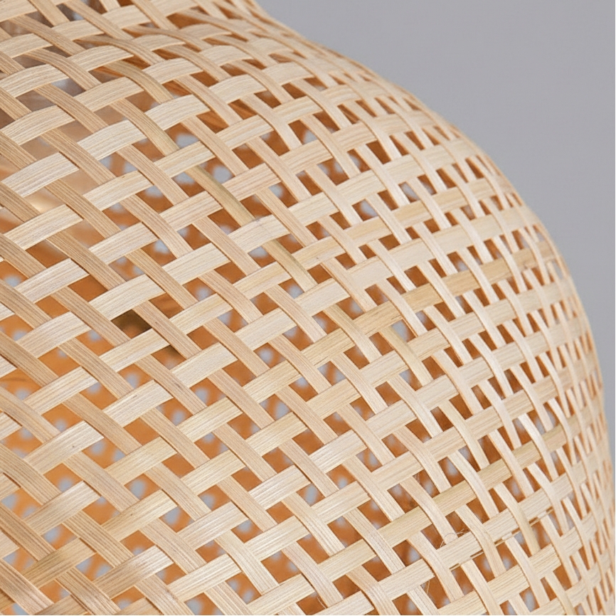 Suspension Bambou Tressé – design artisanal