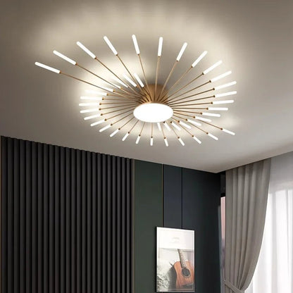 Plafonnier LED design feu d’artifice – moderne