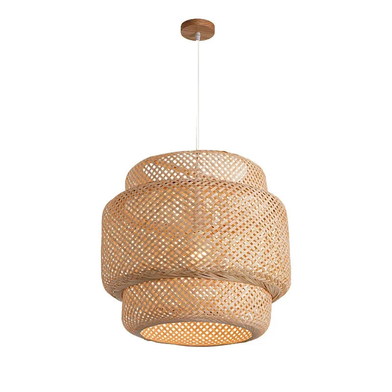 Suspension Bambou Tressé – design artisanal
