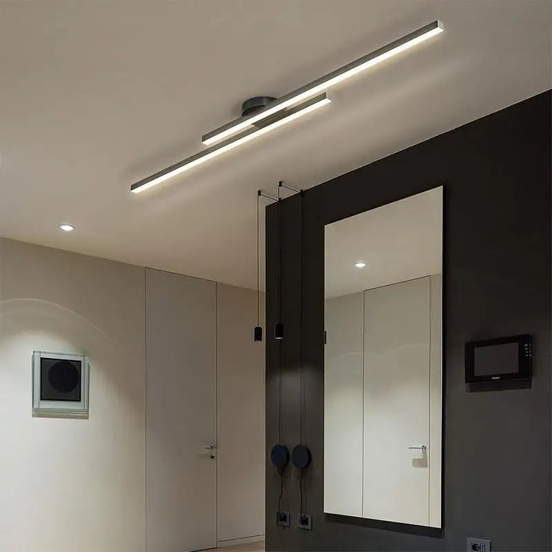 Plafonnier LED en aluminium – design moderne