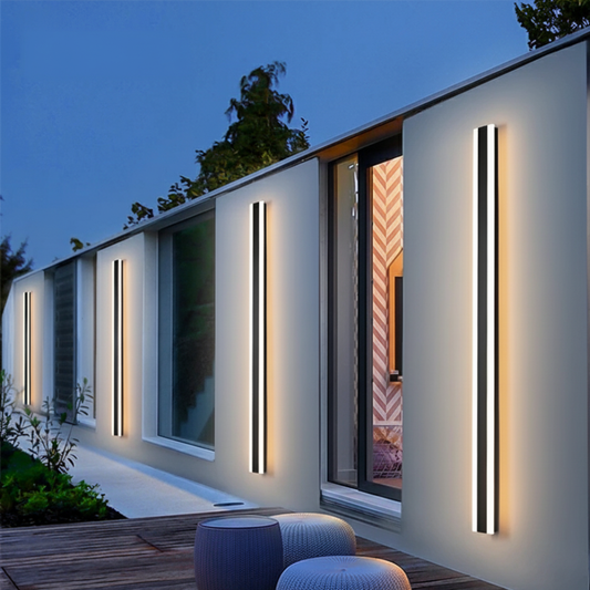 Applique murale extérieure LED en aluminium – longue bande